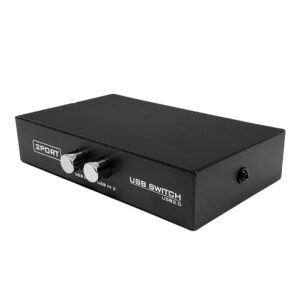 2-Port USB 2.0 Switch (Manual Push Button)