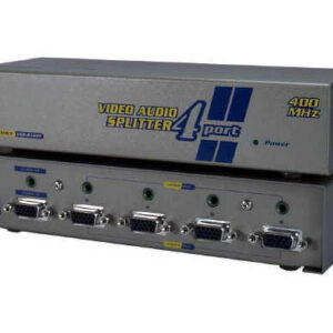 4-Port VGA Video Splitter with 3.5mm Audio - 2048x1536