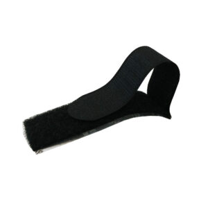 3 inch Rip-Tie EconoCatch Adhesive Back Wrap - Black - Pack of 20