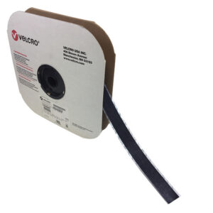 75ft 1 inch Velcro® Brand Hook 705 Adhesive Back Wrap - Black (per roll) - Part No. 152880