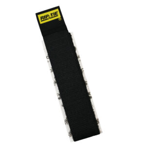4 inch Rip-Tie CableCatch Adhesive Back Wrap - Black - Pack of 5