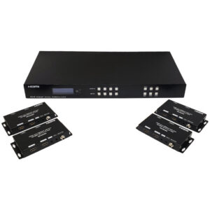 4x4 HDBaseT HDMI Matrix CAT5E/6 35m (4K*2K @60Hz 4:4:4) with 4 Receivers