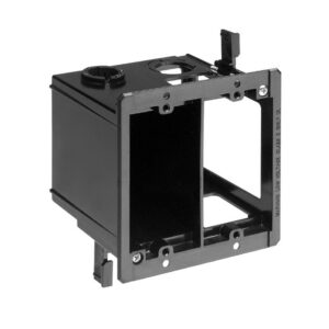Drywall Clip - Plastic, Double Gang for A/V & Power, Existing Construction