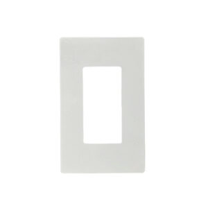 Decora Screw-Less Wall Plate - Single Gang - White