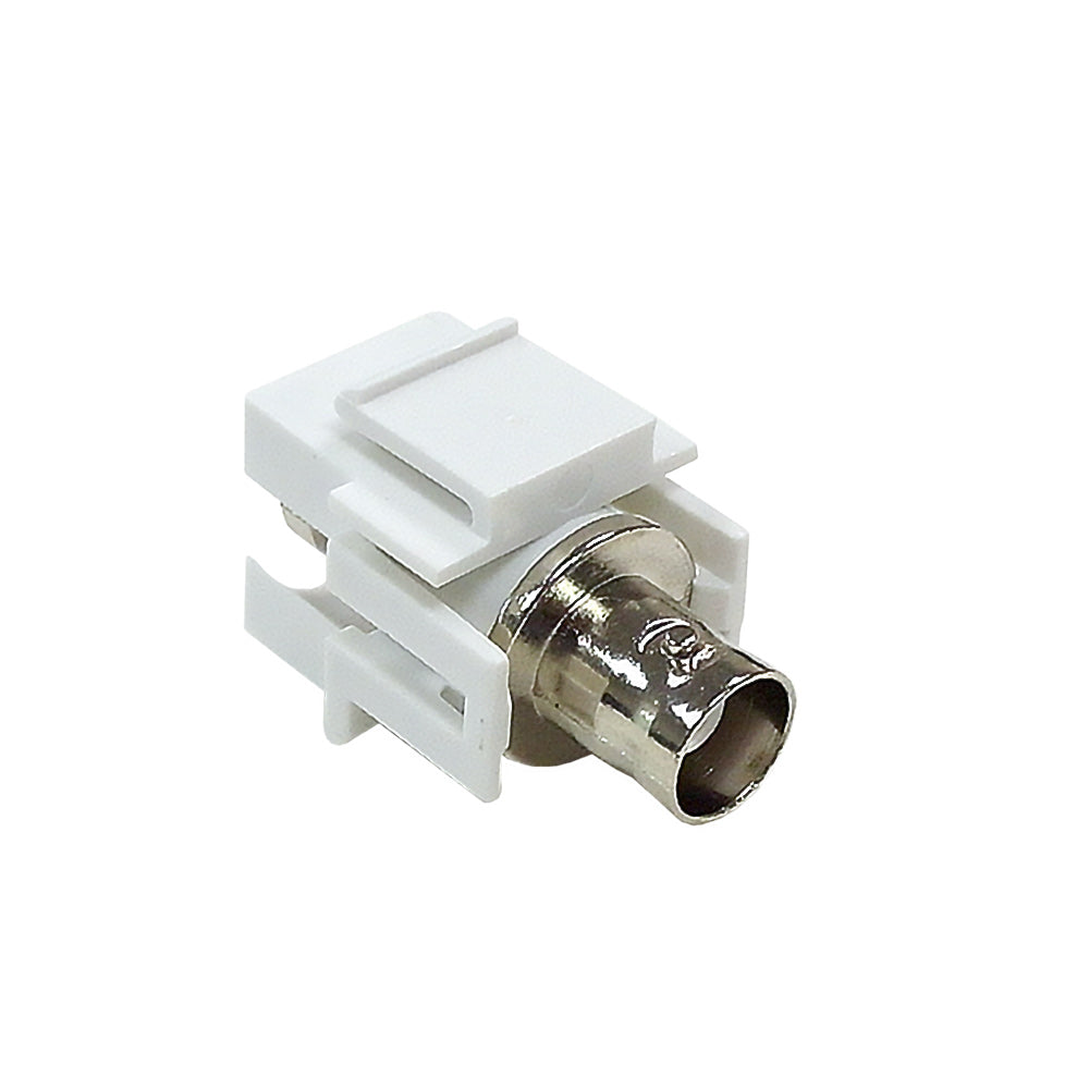 BNC Female/Female Keystone Wall Plate Insert, Gold Plated - 50 Ohm - Image 2