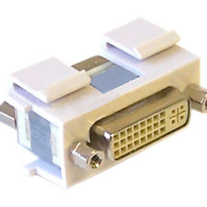 DVI Female/Female Double-Keystone Wall Plate Insert