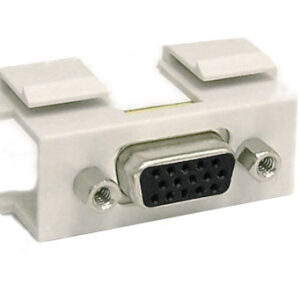 VGA Female/Female Double-Keystone Wall Plate Insert