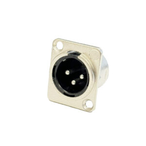 XLR Male to Solder D-Cut