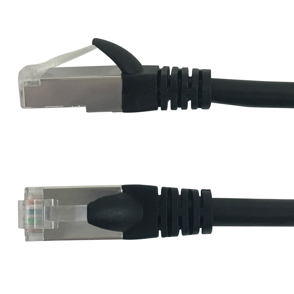 RJ45 CAT6A SSTP 10GB Long Length Shielded Patch Cable - Premium Fluke® Channel Certified - CMR Riser Rated - Image 2